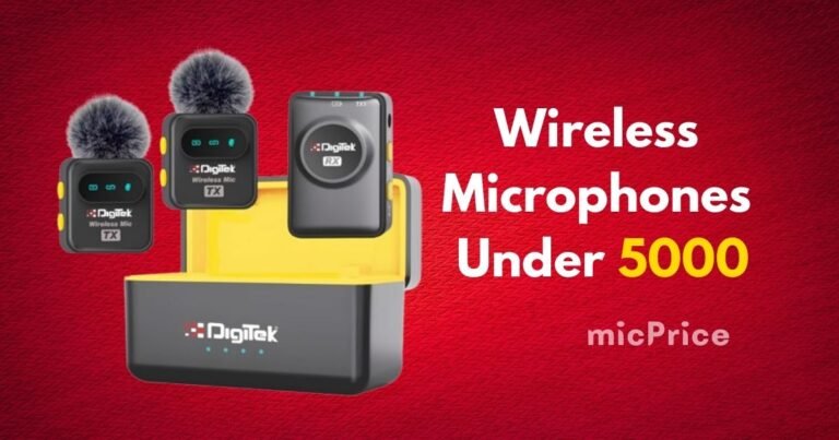 image of the Best Wireless Microphones Under 5000