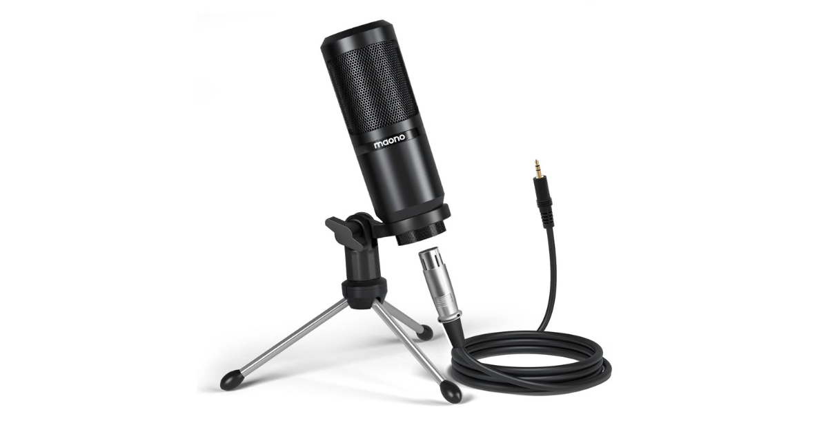 Guide to the Best USB Microphone Under ₹5000 in India 5 Maono AU PM360TR Microphone image