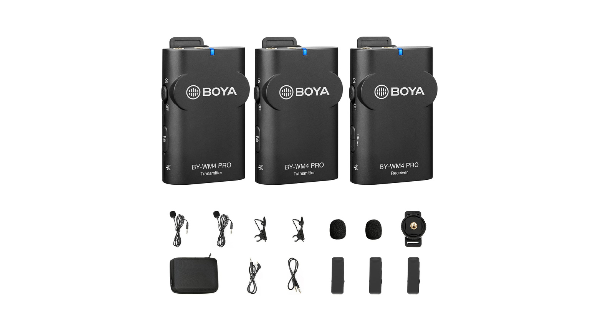 The Best Wireless Microphones in India: Check it out! 3 boya by wm4 pro k2 Microphone image